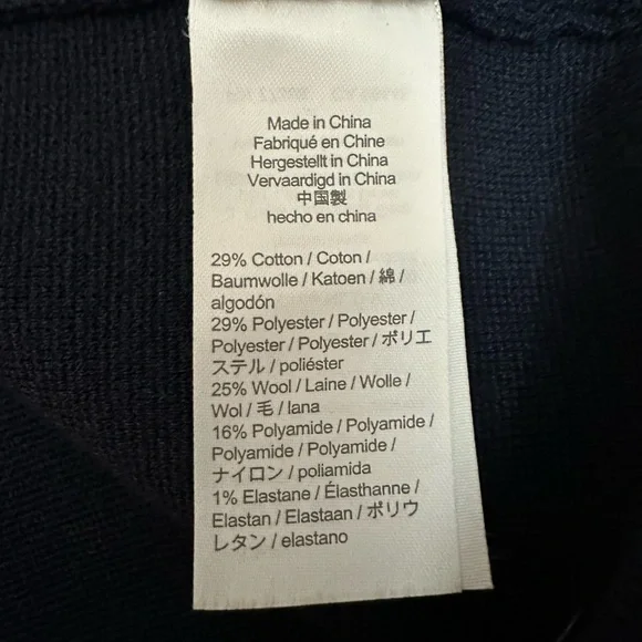 J. Crew Camille shrunken sweater-blazer Navy Size Small - Picture 2 of 7